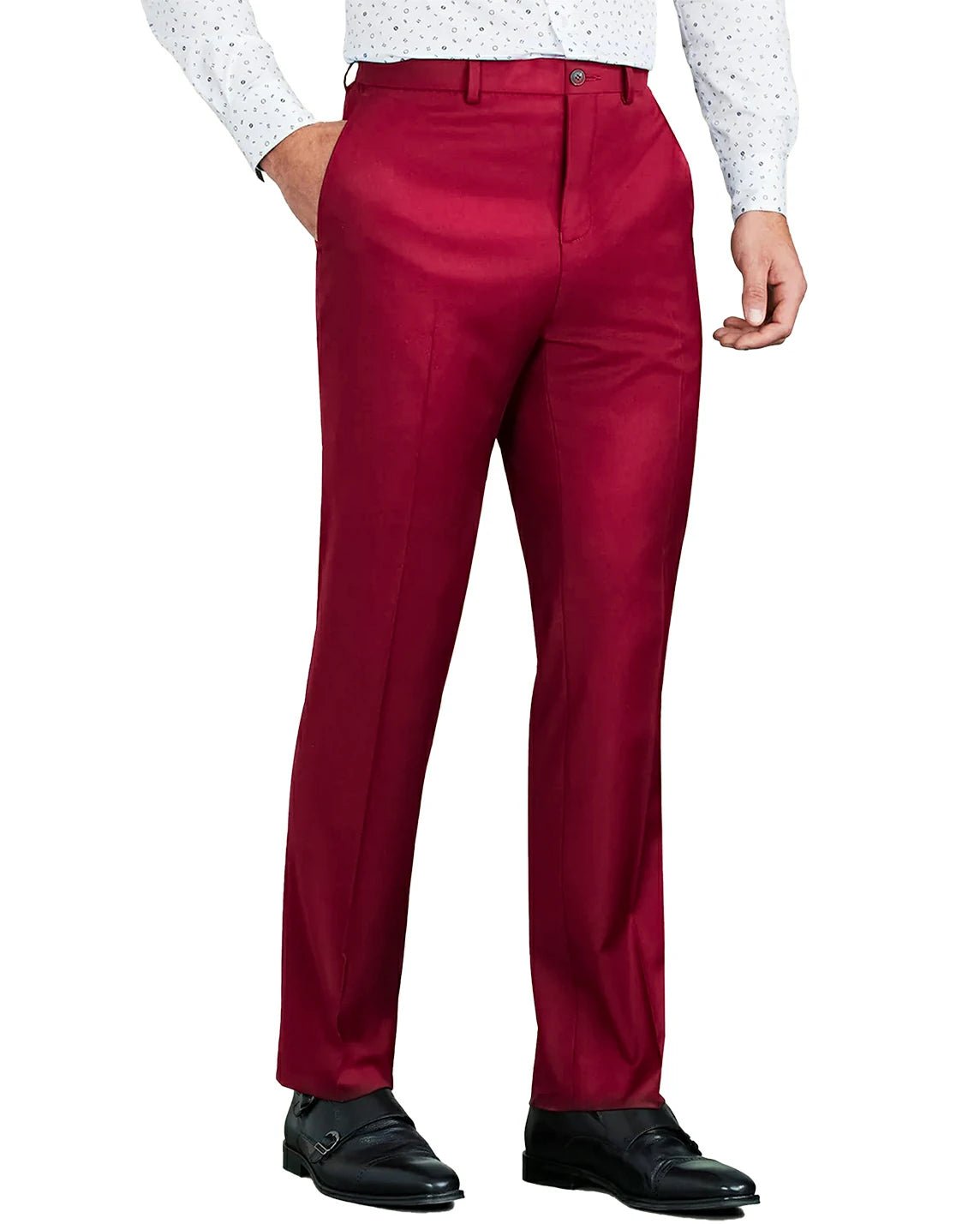 Tailored Red Slim Fit Dress Pants Dexonmen Tailored Red Slim Fit Dress Pants Dexonmen