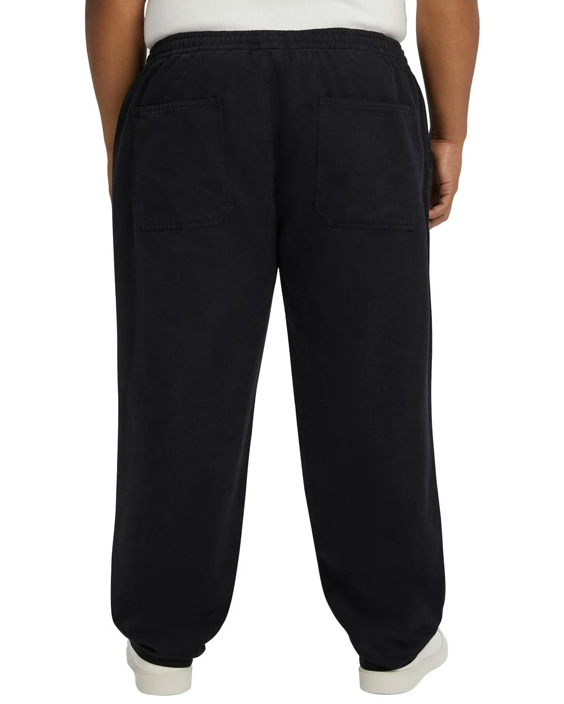 DexonMen-tailored-jogger-tapered-leg-zip-pocket-black-side