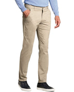 DexonMen Men's Casual Pants Classic straight leg for sophisticated weekend wear. Model is 6'1 175lbs and is wearing a size 34Wx32L
