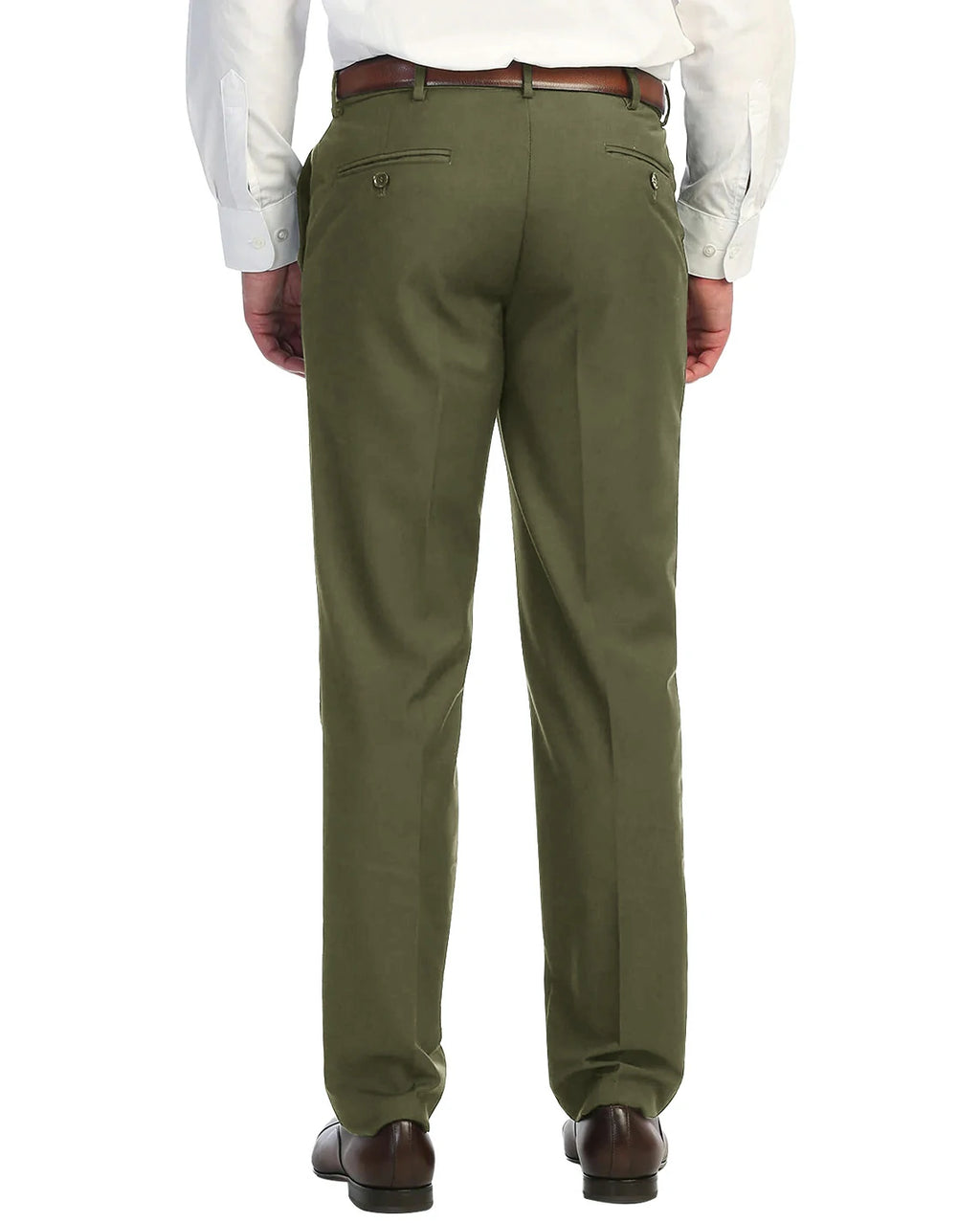 Back veiw of DexonMen classic-fit,model 5’9” 175lbs,31W32L