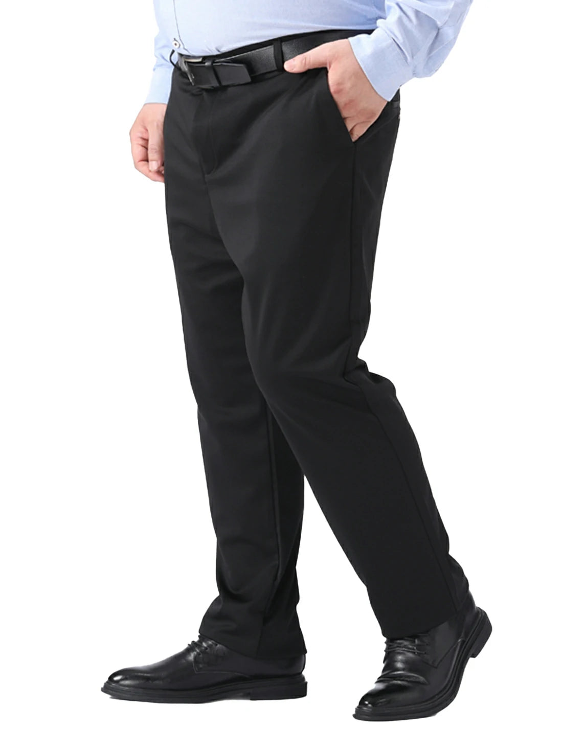 Comfort Straight-Fit Flat-Front Stretch Dress Pants