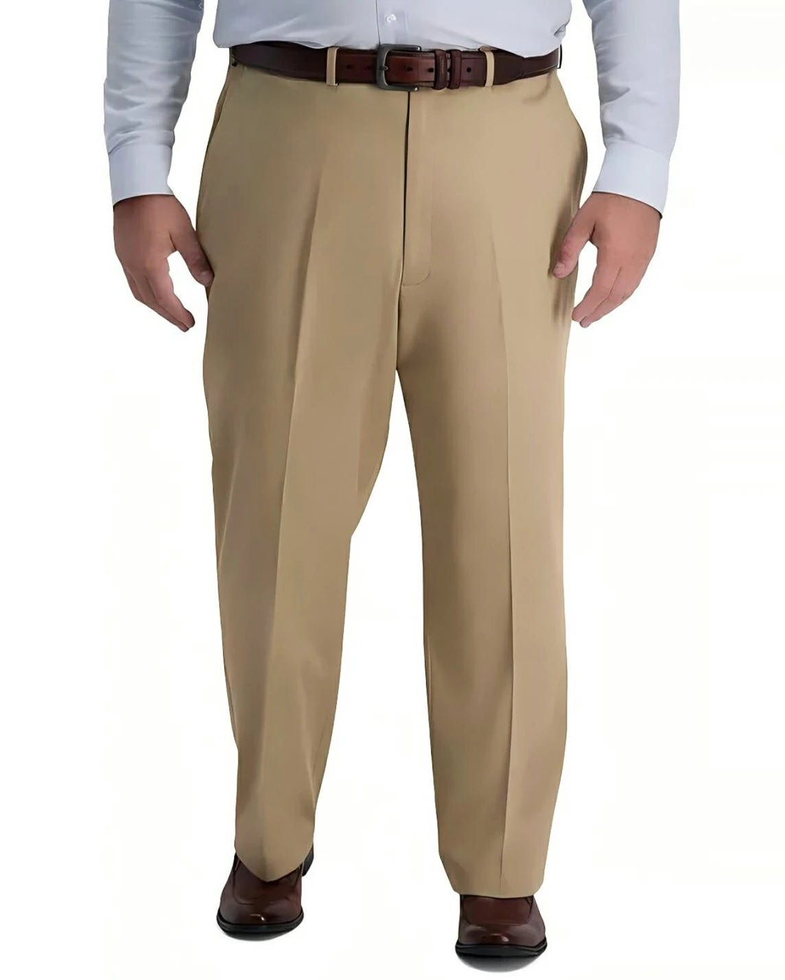 B&T Comfort Flat-Front Dress Pants