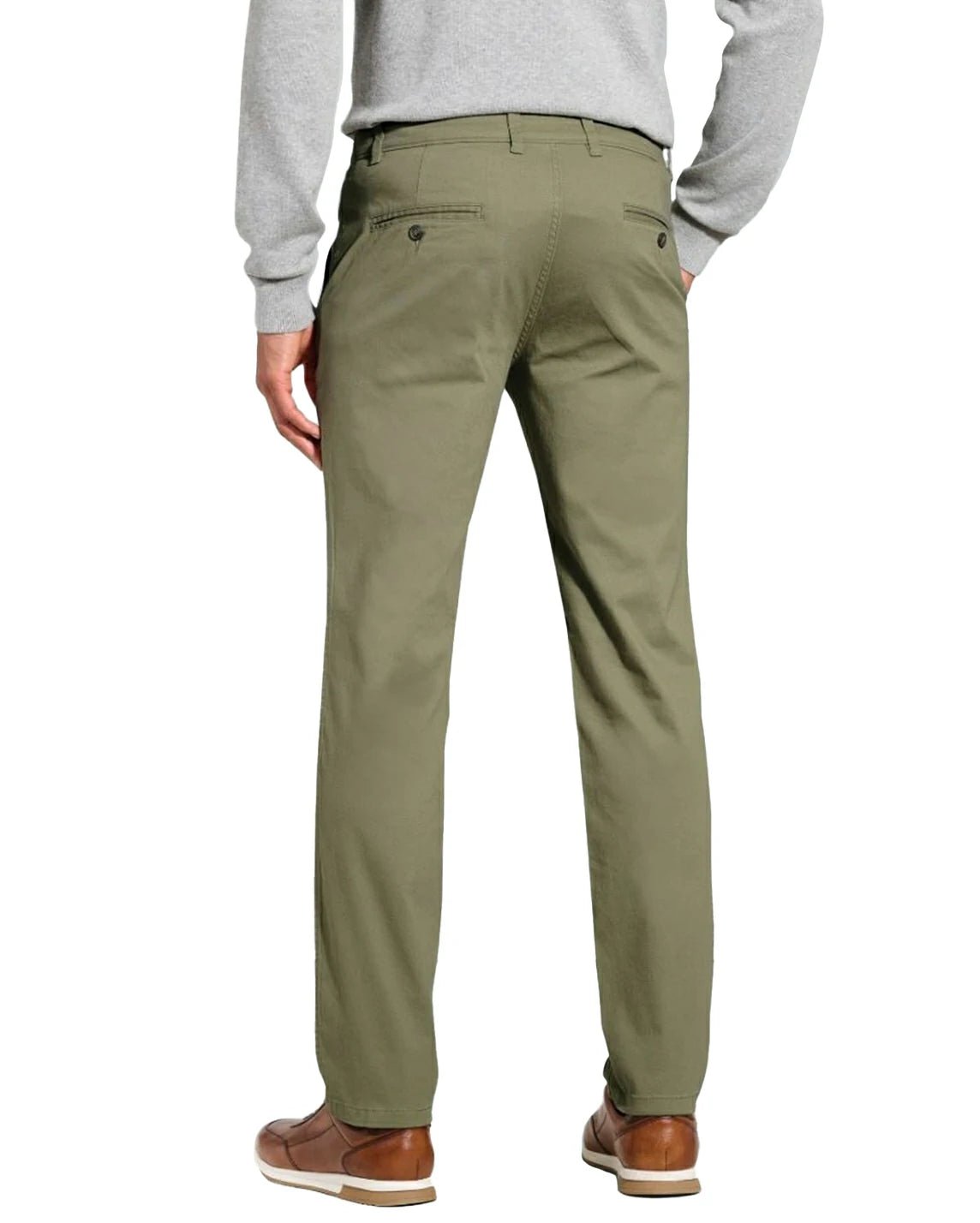 Men's Olive Workwear Chino Pants