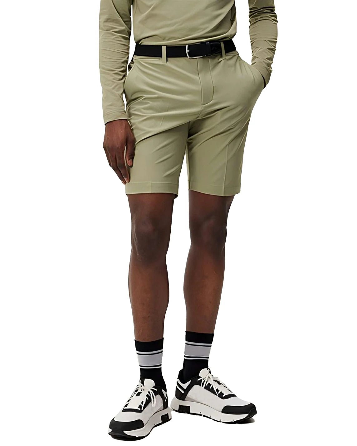 Men's 9" Flat Front Solid Conversational Shorts