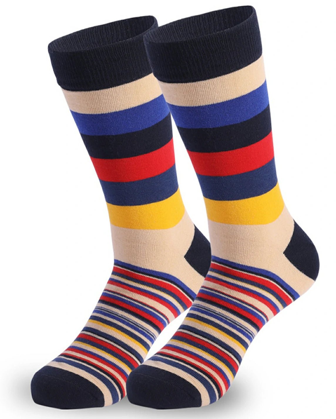 Colorful Striped Dress Socks