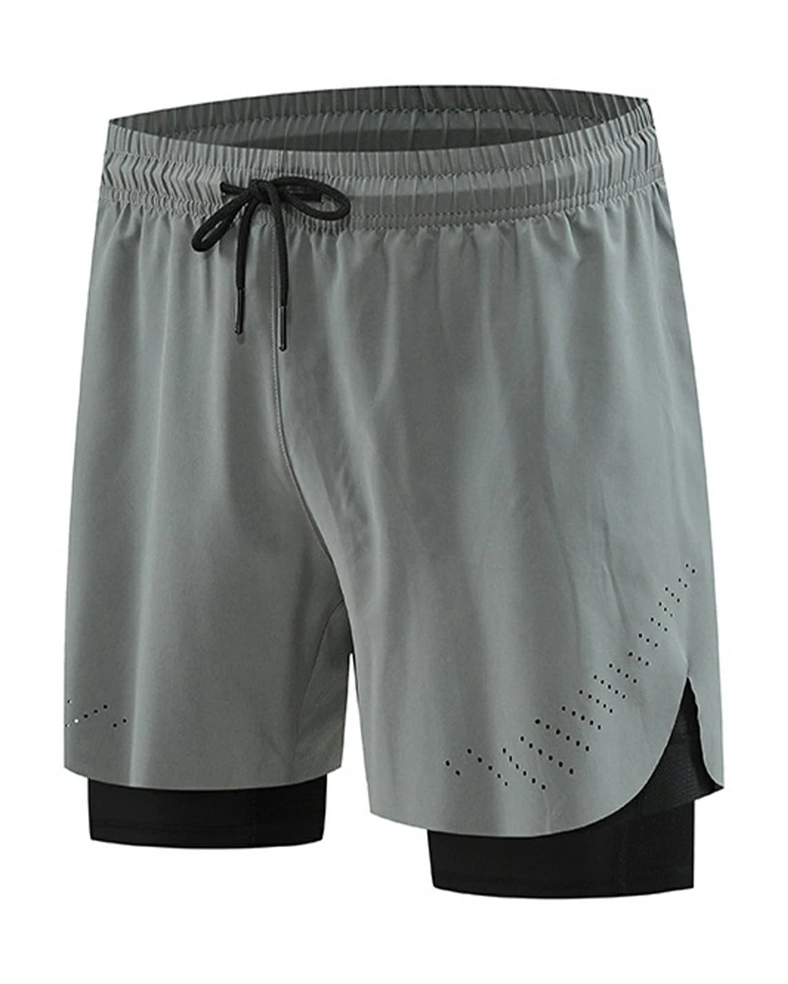 Men's 2 in 1 Running Shorts 5"