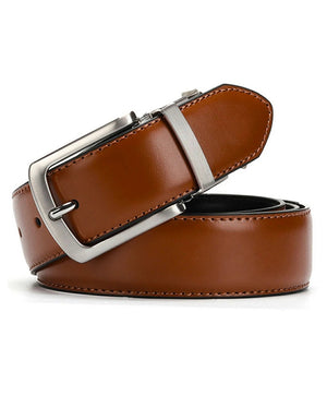 Brown/Black Stretch Reversible Prong Belt