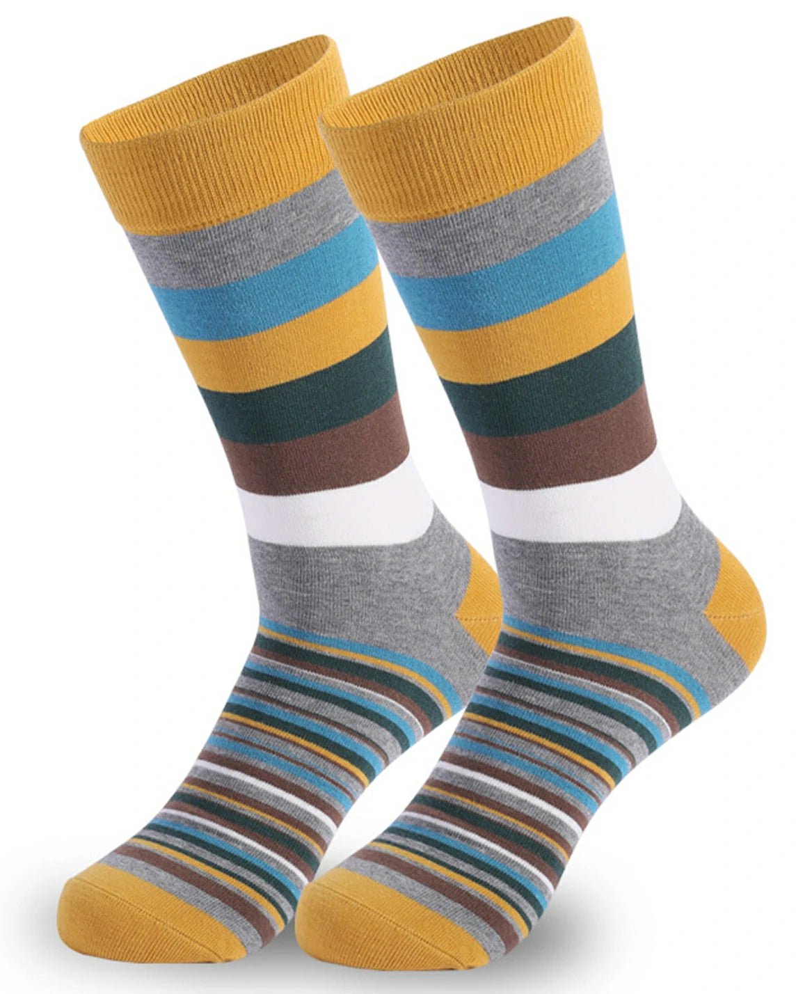 Colorful Striped Dress Socks