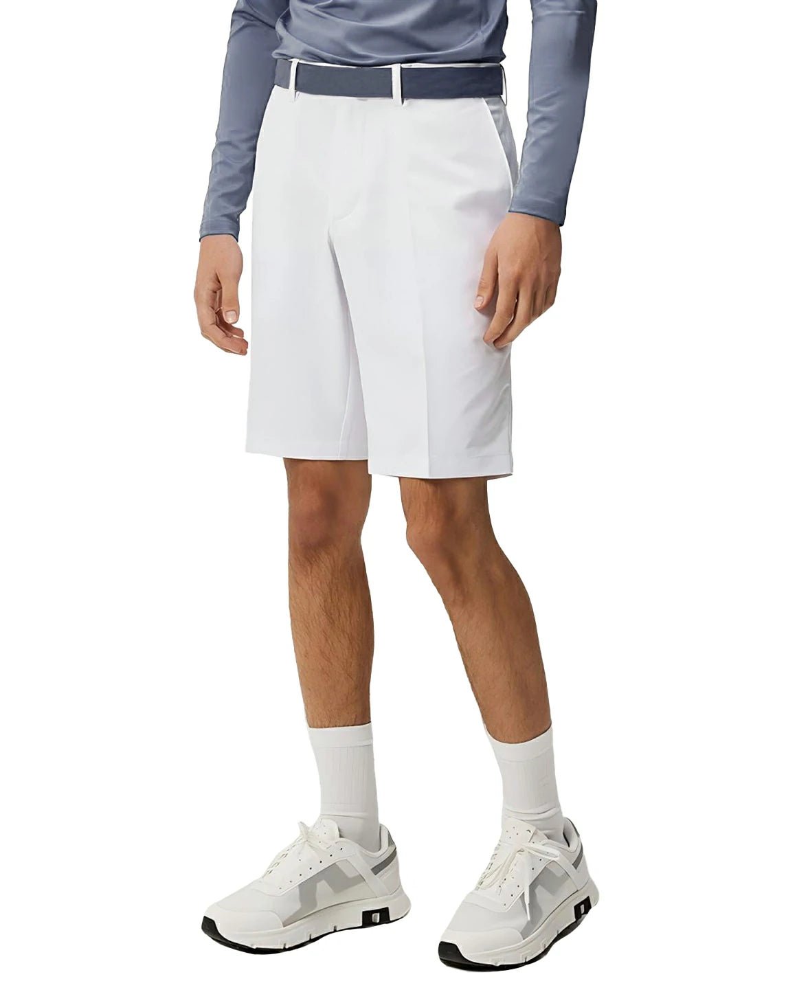 9" Men's Flat Front Expandable Waistband Dress Shorts